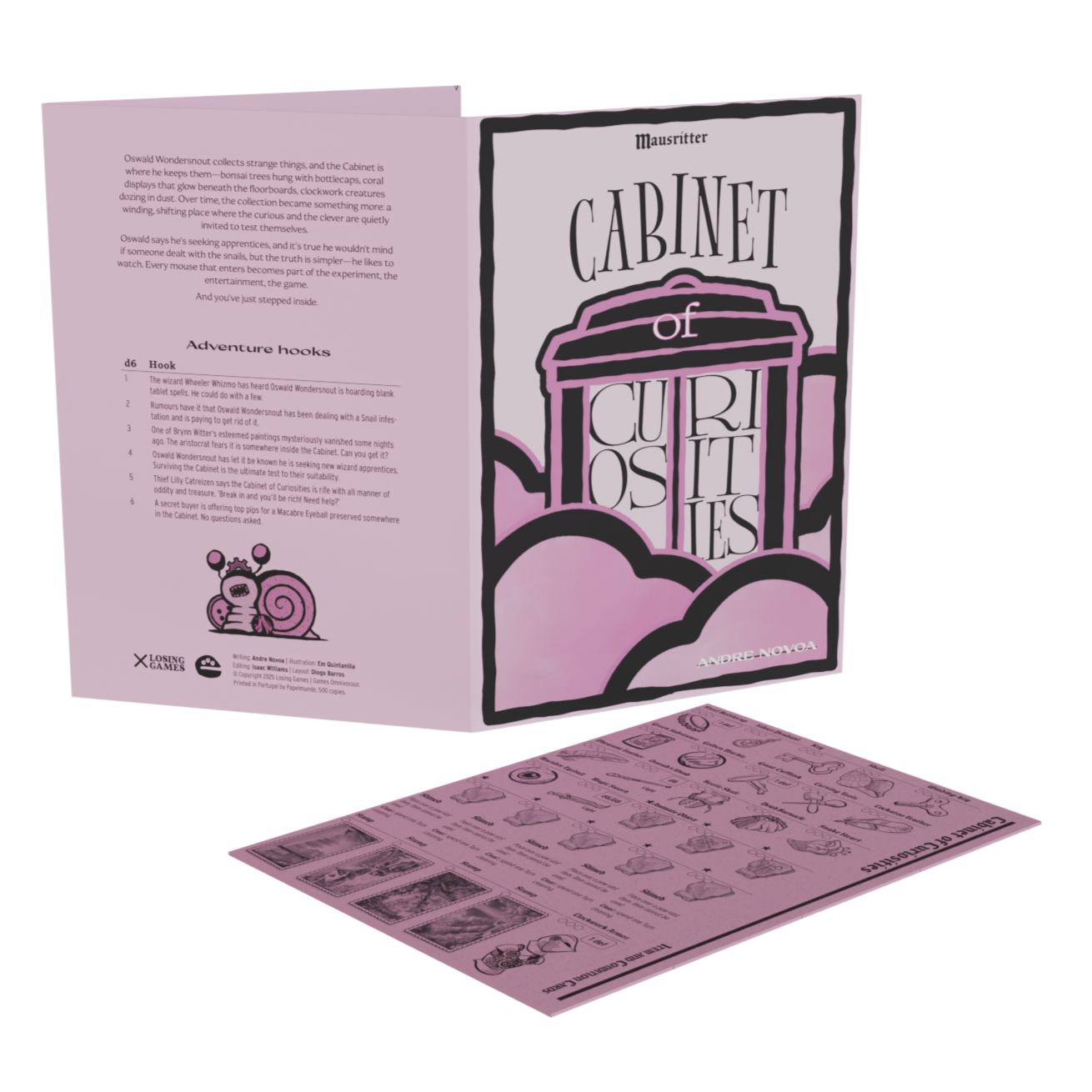 Mausritter: Cabinet of Curiosities