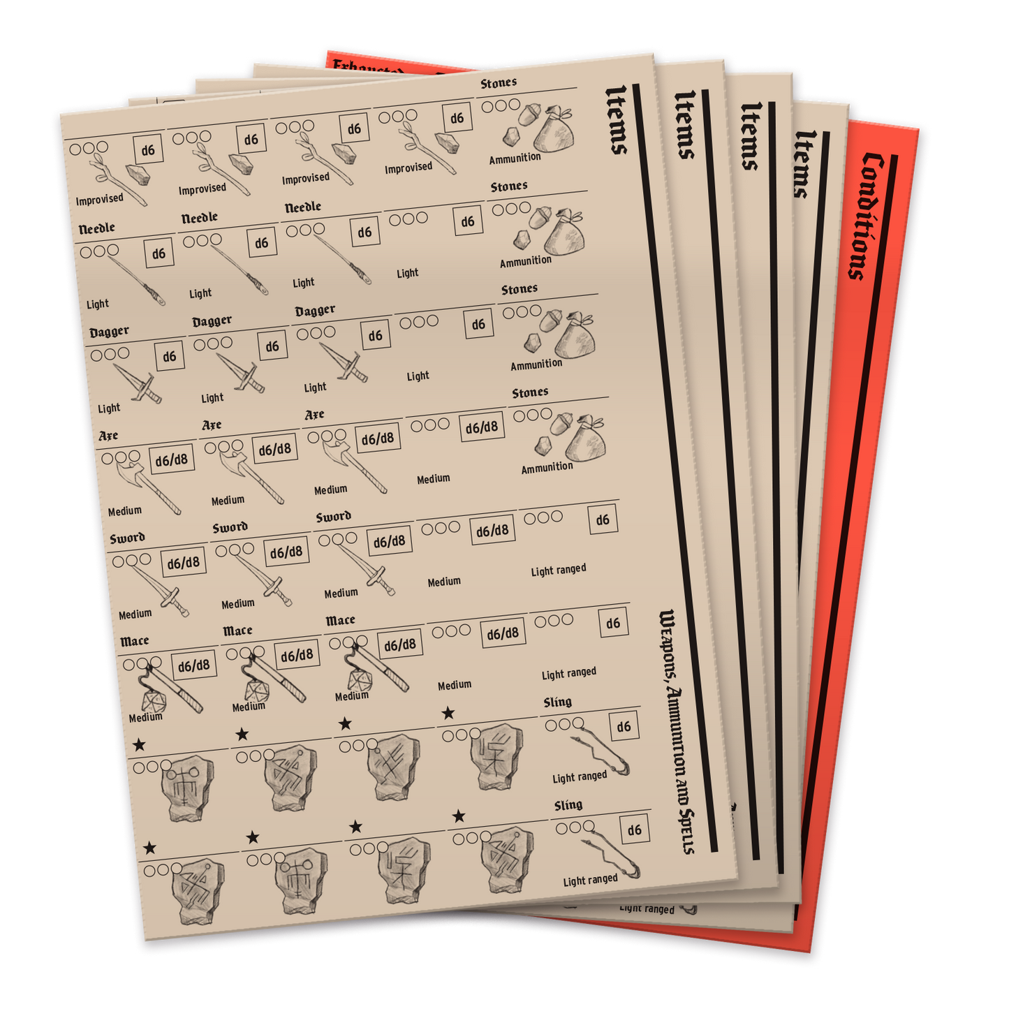 Mausritter: Extra Item Set